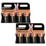 Duracell Plus D LR20 MN1300 1.5V Alkaline Batteries x 8 *Genuine Long Expiry*