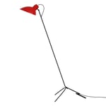 VV Cinquanta Floor Lamp, Black / Red