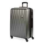 SwissGear 7272 Energie Hardside Expandable Luggage with Spinner Wheels, Gunmetal, Carry-On 19-Inch, 7272 Energie Hardside Expandable Luggage with Spinner Wheels