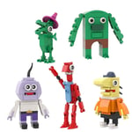 5 in 1 Smiling Friends Allan Red Charlie Dompler Figures Building Block Kid Toys