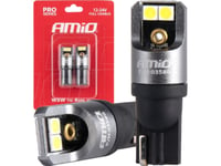 Amio Led-Lampor Full Canbus Pro T10 W5w 4X3030 Smd Vit 12V 24V Amio-03580