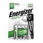 4 X Energizer Puissance Plus AAA 700mAh Piles Rechargeable NI-MH 1.2V Accu HR03