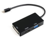 Multiport mini DP vers HDMI DVI VGA SPD-M02