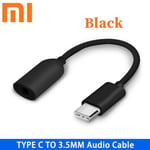 Xiaomi-Adaptateur USB Type C vers prise audio 3.5mm,câble pour écouteurs,Mi 12t 12 11 10T Pro Lite ultra 12X,casque F3 Sub,décodage noir 5 - Type black