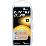 Pile pour appareil auditif za 13 1.45 v 6 pc(s) 290 mAh zinc-air Activair 13 - Duracell