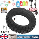 UK Replacement Solid Tyre 10x2.5in Honeycomb Tire Pro E-Scooter Rubber NEW