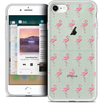 Ultra Slim Case for Apple iPhone 8 4.7 Inches Flamingo Dots Design