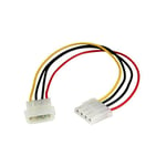 Startech - com Câble d'Extension Alimentation Molex LP4 30 cm - Rallonge de Câble LP4 - Mâle vers Femelle - 0,304 m - Molex (4-pin) - Molex (4-pin)