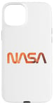 Coque pour iPhone 15 Plus Logo rétro de la NASA Mars Worm Patch Space Exploration Graphic