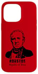 Coque pour iPhone 14 Pro Max Président général Sam Houston République Texas Revolution USA