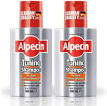 Alpecin Tuning Shampoo 2x 200ml | Preserves Natural Hair Colour and Supports Na