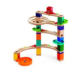 Hape Circuit à Billes en Bois Cliffhanger Quadrilla - Super Kit de 94 Pièces, Étages et Tourbillon - Jeu de Construction en Bois pour Enfant - Jeux de Parcours pour les 4 ans et plus, Fille, Garçon