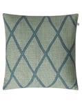 Chhatwal & Jonsson - Ikat Orissa Cushion Cover Linen 50x50 cm - Aqua/Heaven Blue - Pynteputer og putetrekk - Flerfarget