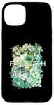 iPhone 15 Plus Green Fresh Bloom Flowers Green Color Graphic Case