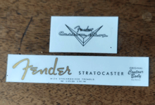 FENDER stratocaster 61 HEADSTOCK LOGO TETE DE GUITARE FENDER STRATOCASTER 61