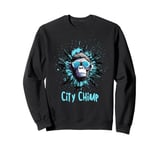 Funny City Chimp Cool Urban Monkey Graffiti Sweatshirt