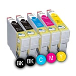 PACK 5 x ENCRES COMPATIBLES INKPRO MULTICOLORESE T1811 BK - T1814 Y FOR EPSON XP-402