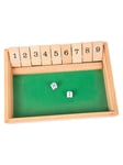 Small Foot - Shut the Box Wooden Dice Game