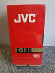 JVC E-180 Blank Video Cassette Tapes VHS Tapes New and Sealed