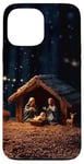 iPhone 13 Pro Max Christmas Nativity Mary, Joseph, and Baby Jesus Case