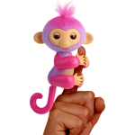 Fingerlings Interactive 70+ Sounds and Reactions Pet Purple Charli Monkey