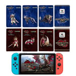 amiibo Standard Card Monster Hunter Rise Sunbreak NFC pour Nintendo Switch - 6PCS (8.6*5.4cm)