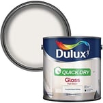 Dulux Quick Dry Gloss Paint For Wood And Metal - Pure Brilliant White 2. 5 Litr