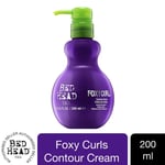 BedHead by TIGI Foxy Curls Curly Hair Contour Cream for Defined Curls, 200ml