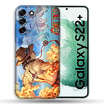 Coque pour Samsung Galaxy S22 Plus Manga One Piece Ace Color