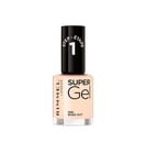 Rimmel Super Gel Nail Colour Varnish Lacquer Polish 12 Mls 002 Buns Out