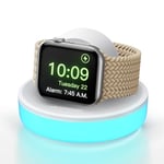 JOYROOM Chargeur pour Apple Watch 10, [RGB Lumière ] Chargeur Rapide Montre Support, Magnétique sans Fil Station avec iWatch 10/9/Ultra 2/8/7/6/5/3/2/SE（38mm 40mm 41mm 42mm 44mm 45mm 49mm）