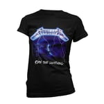 METALLICA - RIDE THE LIGHTNING TRACKS (BLACK) BLACK T-Shirt, Girlie with backpri