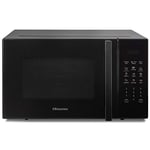 Hisense Four à micro-ondes électronique, capacité 23 L, puissance 800 W, gril puissance 1000 W, affichage LED avec commandes tactiles, noir