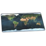 JUMOQI World Map Mouse Pad Gamer Locked Edge Notbook Mouse Mat Gaming Mousepad Large Thick Pad Mouse Pc Desk Padmouse,300X800X2MM