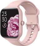 Montre Connectée Femme Avec Alexa Et Podometre, 1,95"" Smartwatch Motre Sport Avec 100 Sports,Repondre Appel Et Cardiofrequencemetre,Étanche Ip68 Natation,Compatible Avec Ios Et Android Rose