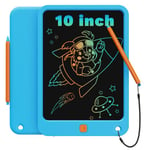 TEKFUN LCD Tablette D'écriture 10 Pouces, Enfants Jeux Educatif Jouet Fille Garçon 2 3 4 5 6 + Ans, Tablette Dessin LCD Ardoise Magique Adultes Memo Board, Cadeau Anniversaire Enfant 2+ Ans (Bleu)