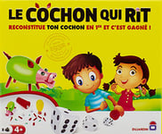 Dujardin - Le Cochon qui Rit par 2 - Jeu de société pour enfant - A jouer en famile - 2 joueurs - Dès 4 ans