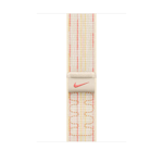 Apple Nike-sportloop i Starlight/Pink, 46 mm