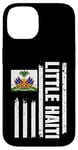 Coque pour iPhone 14 Little Haiti America Drapeau américain haïtien patrimoine haïtien