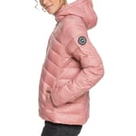 manteau blouson Doudoune Rose femme Roxy Road Hood neuve neuf taille L