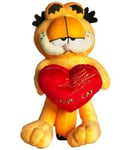 Garfield Avec Coeur Peluche 24cm Original Officiel San Valentino Love Cat