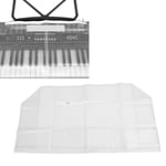 (for 61 Keys)Piano Keyboards Dust Cover Easy Clean Transparent Piano Keyboard