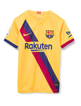 Nike Breathe Fc Barcelona Stadium Away Unisex Youth T-Shirt, Varsity Maize / Varsity Maize, S