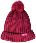 Regatta Luminosity Hat III Acrylic Knit with Reflective Thread Couvre-Chef Enfant, Rouge Cerise foncé, 4-6