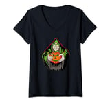 Disney 100 Villains Evil Queen Witch Snow White Halloween T-Shirt avec Col en V