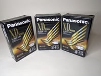 3 x Panasonic Super VHS XD Pro SE-C45 VHS-C Compact Camcorder Video Cassettes
