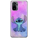 ERT GROUP Coque de téléphone Portable pour Xiaomi REDMI Note 10/ 10S Original et sous Licence Officielle Disney Motif Stitch 006 Parfaitement adapté à la Forme du téléphone Portable, Coque en TPU