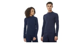 Haut 1 2 zip salomon s lab ultra seamless bleu