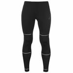 Asics Mens Lite Show Tights Performance Pants Trousers Bottoms Zip Mesh Quick