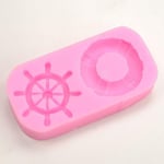 Lifebuoy & Ship Wheel Sea Summer Beach Themed Silicone Mould 